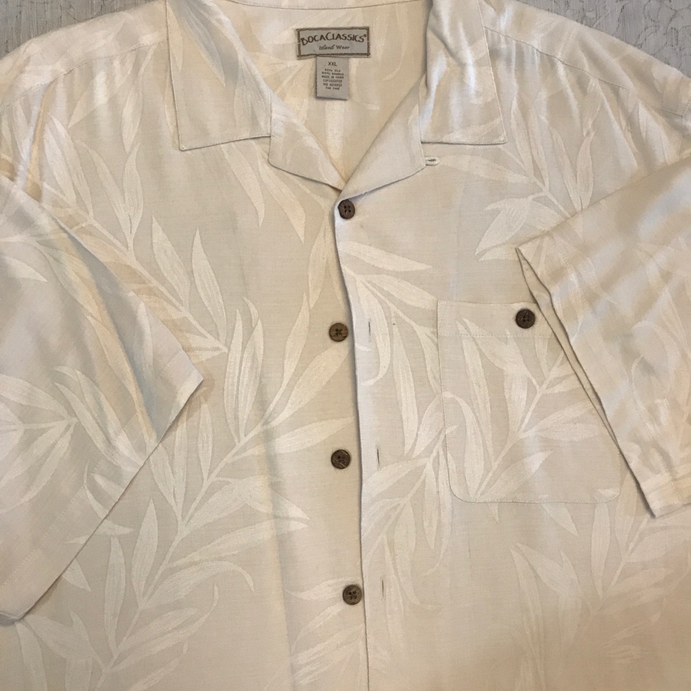 Silk and Bamboo Men’s Button Down Shirt